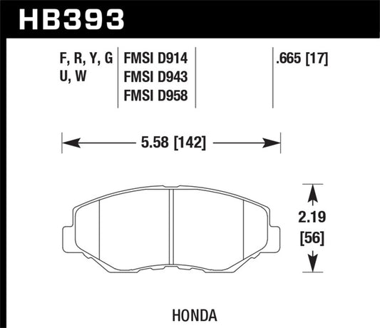 Hawk 12-15 Honda Civic Si / 03-14 Honda Accord Sedan/Coupe DTC-70 Race Front Brake Pads