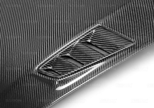 Seibon 06-10 Honda Civic 4 Door JDM / Acura CSX (FD1/2/3/5) MG II Carbon Fiber Hood