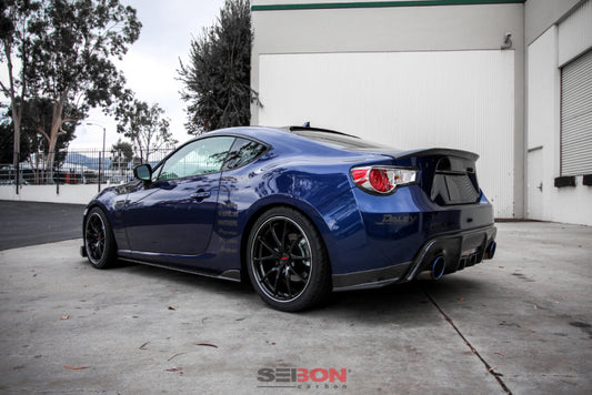 Seibon 12-13 BRZ/FRS KC Style Carbon FIber Rear Lip