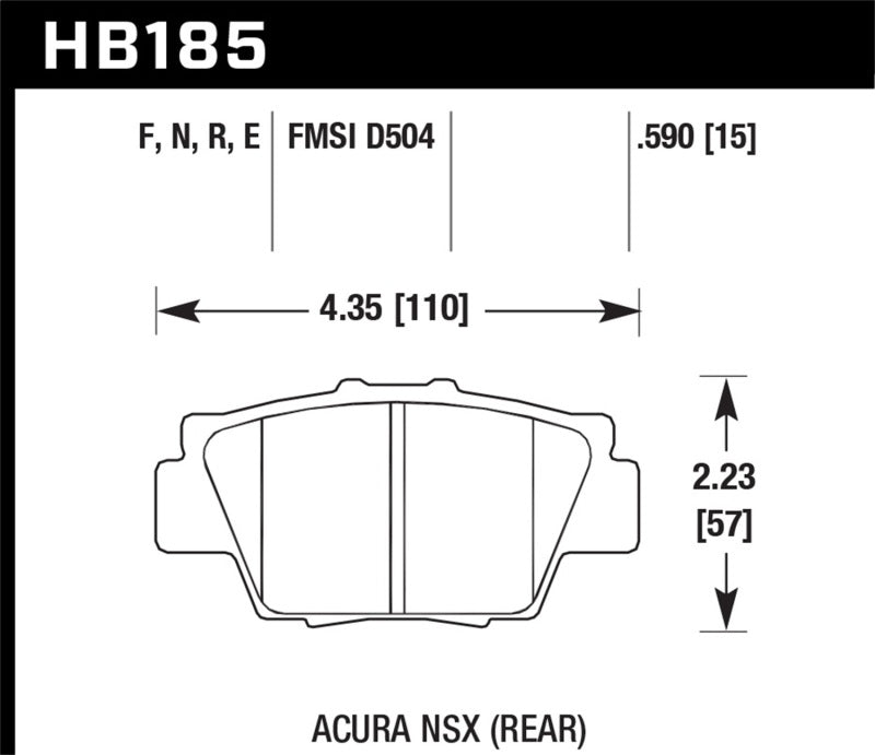 Hawk HP+ Street Brake Pads