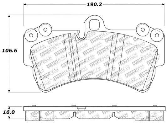 StopTech Performance Porsche Brake Pads