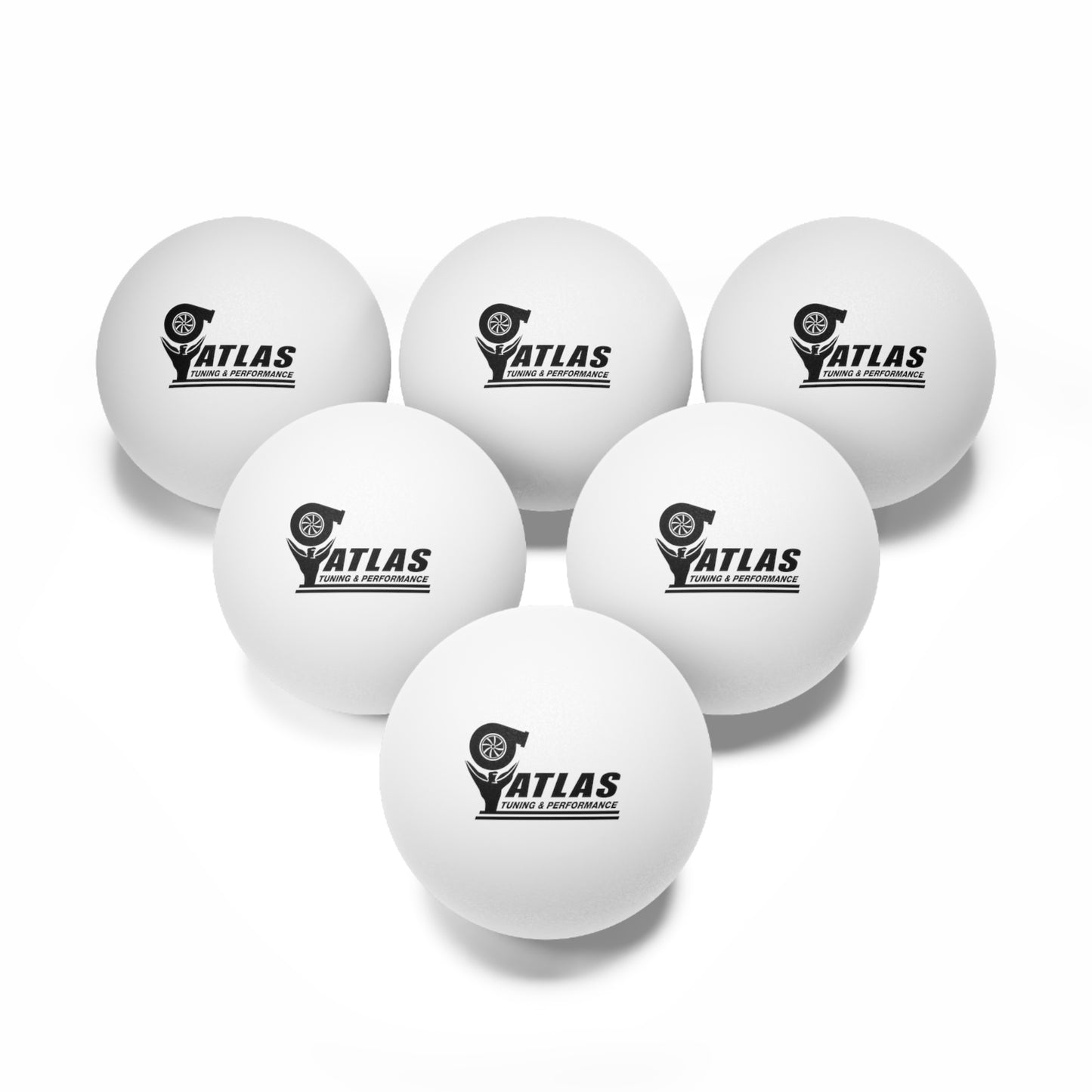 Custom Logo Ping Pong Balls - 6 Pack for Sports Lovers