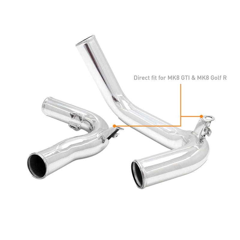 Mishimoto 22+ Volkswagen GTI MK8 (MQB) Intercooler Pipe Kit Polished