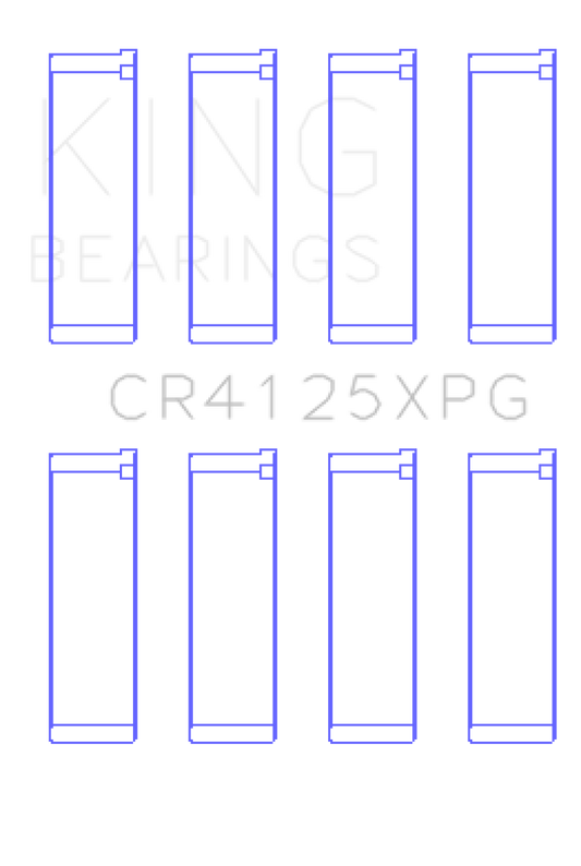 King Subaru EJ20/EJ22/EJ25 (Suites 52mm Journal Size) (Size STDX) Tri-Metal Perf Rod Bearing Set