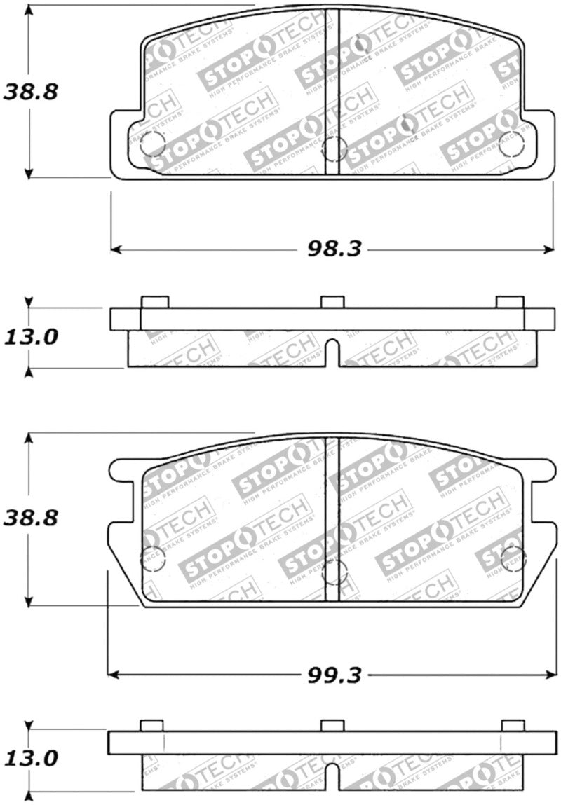 StopTech Performance Brake Pads