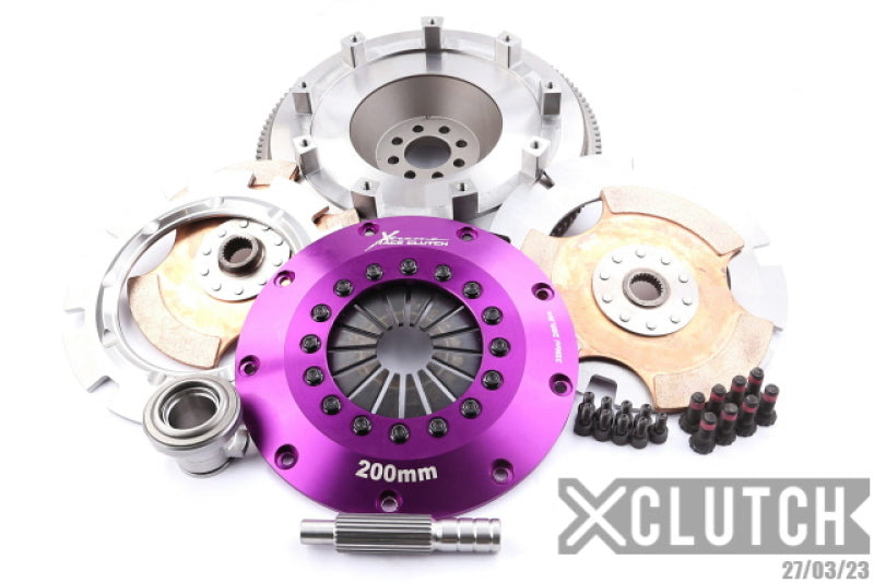 XClutch 03-06 Nissan 350Z Track 3.5L 8in Twin Solid Ceramic Clutch Kit