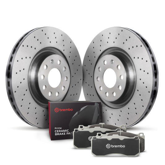 Brembo OE 08-11 Lexus LX570/13-19 LX570/08-11 Toyota Land Cruiser Rear Disc Brake Kit