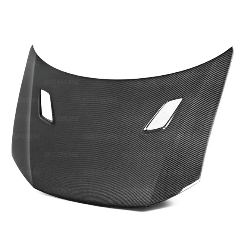 Seibon 12-13 Honda Civic 2Dr MG-Style Carbon Fiber Hood