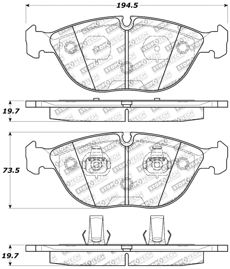 StopTech Performance Brake Pads