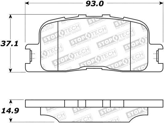 StopTech Street Brake Pads