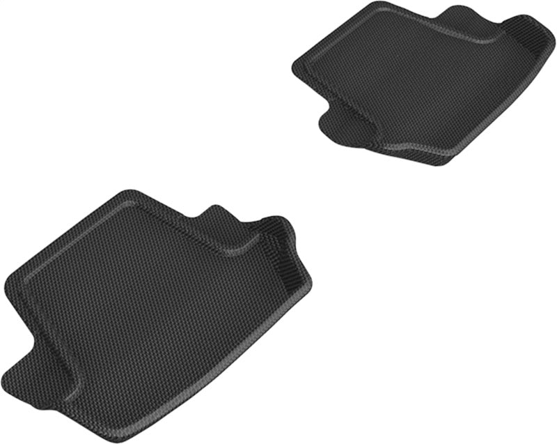 3D MAXpider 20-24 Porsche 911 Carrera/Convertible/S/4/4S (992) Kagu 2nd Row Floormat - Black