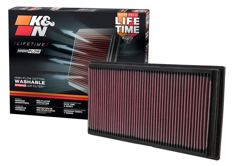 K&N 96-07 Audi / 99-05 Seat / 96-04 Skoda / 97-09 VW Drop In Air Filter