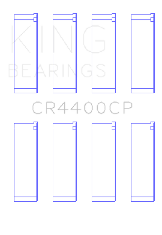 King Honda 2006+ R16A/ R18A (Size 1.0) Coated Connecting Rod Bearing Set