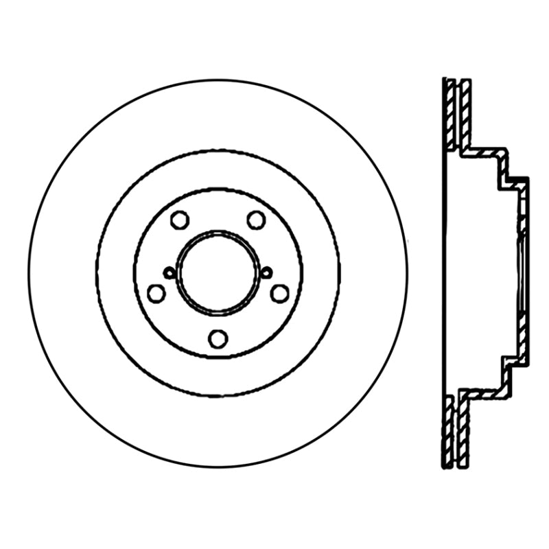 Stoptech 06-07 WRX / 05-08 LGT Rear CRYO-STOP Rotor