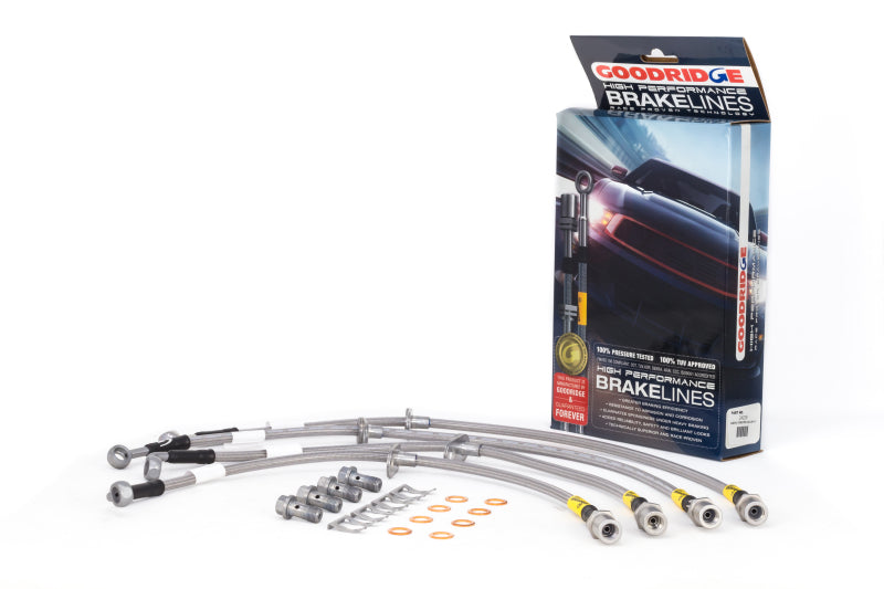 Goodridge 13-15 Subaru Crosstrek XV (All Models) SS Brake Line Kit