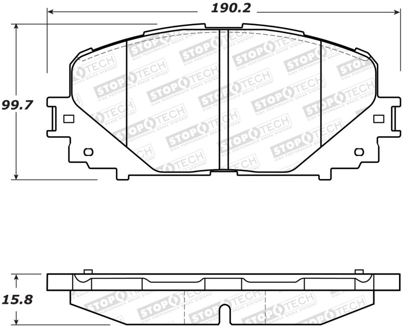 StopTech Street Brake Pads - Front