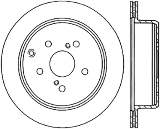 StopTech 86-97 Toyota Supra Right Cryo Slotted & Drilled Rotor