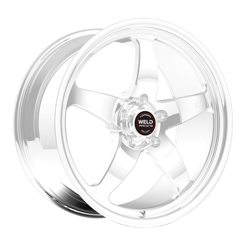 Weld S71 18x5 / 5x4.5 BP / 3.2in. BS Polished Wheel (Medium Pad) - Non-Beadlock