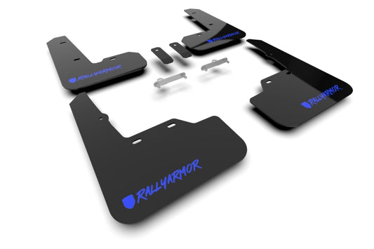 Rally Armor 22-25 Subaru WRX Black UR Mud Flap Altered Font Blue Logo