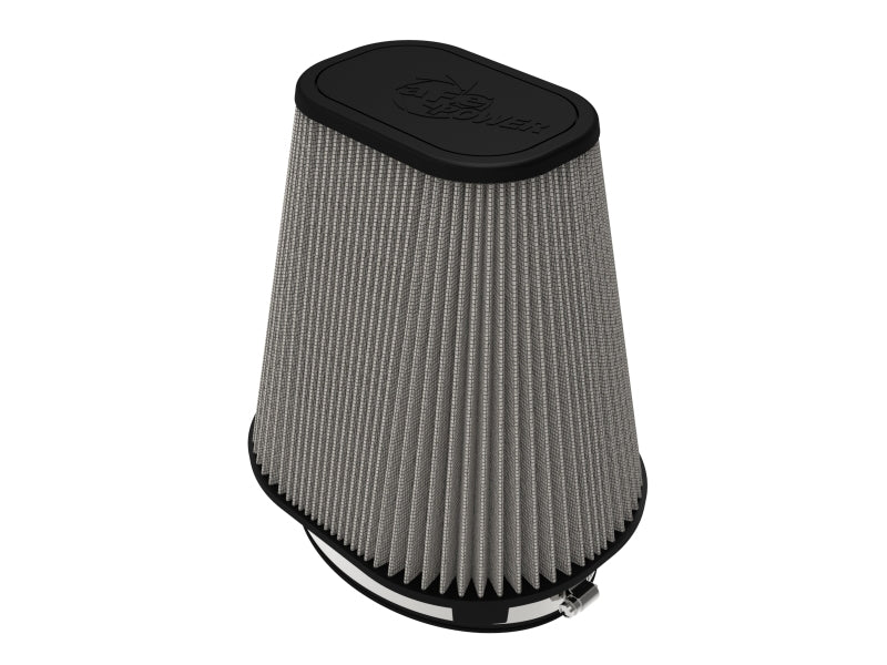 aFe Magnum FLOW Universal Pro DRY S Air Filter (7.5x5.5)in F (9.25x7.25)in B x (6x4)in T x 9in H