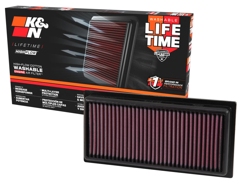 K&N 12-14 Mitsubishi Space Star L3-1.0L Replacement Air Filter