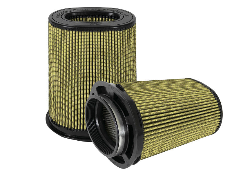 aFe Momentum PG7 Univ Air Filter (6 x 4)in F (8.25 x 6.25)in B (7.25 x 5)in T (Inv) 10in H (Pair)