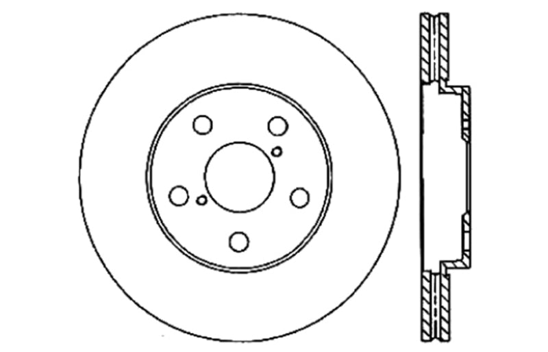 StopTech Drilled Sport Brake Rotor