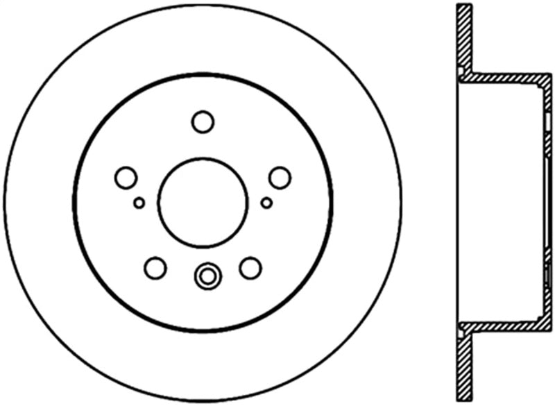 StopTech Cryo Slotted Sport Brake Rotor - Left