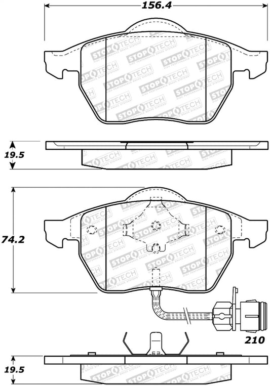 StopTech Street Brake Pads - Front