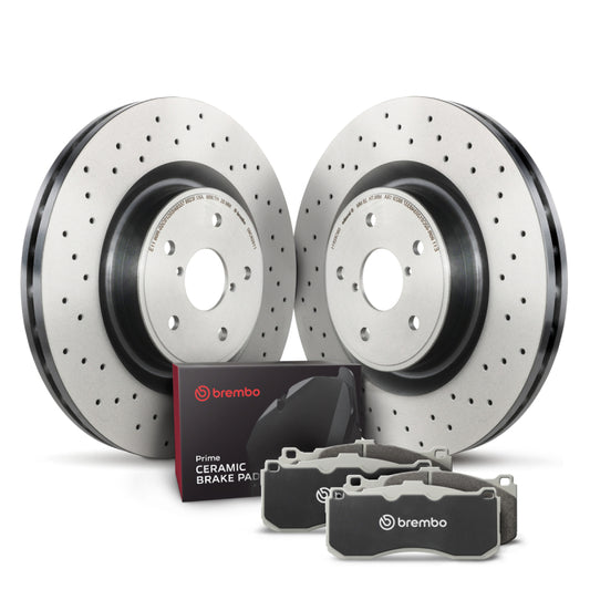 Brembo OE 90-91 Honda Civic/CRX Front Disc Brake Kit