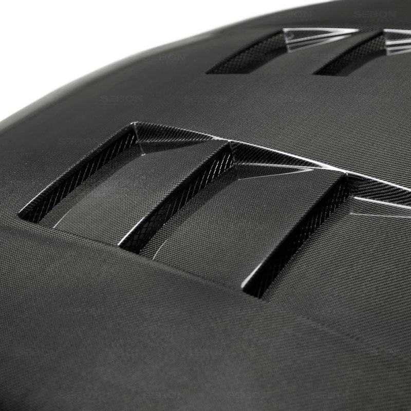 Seibon 93-98 Toyota Supra (JZA80L) TS Style Carbon Fiber Hood