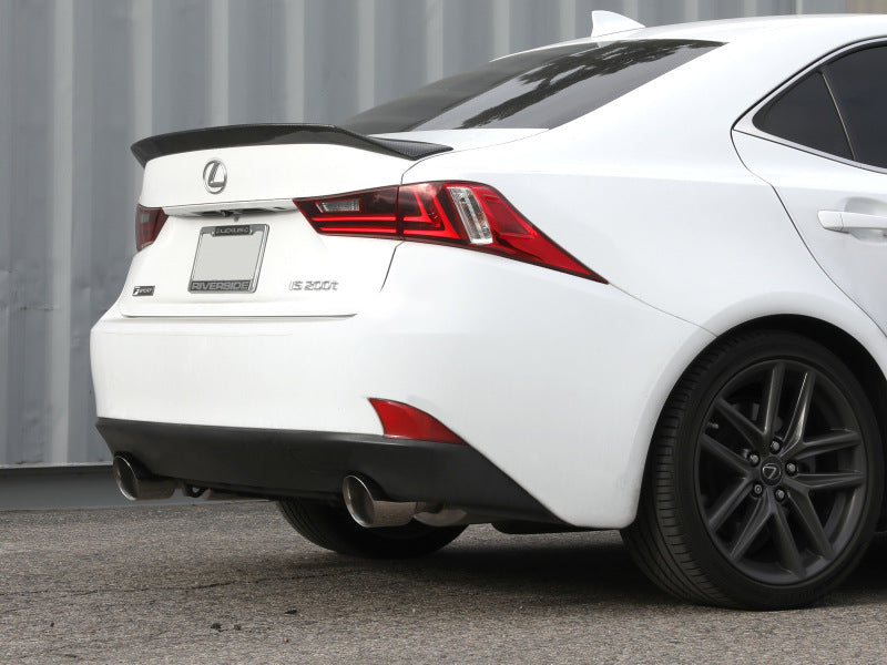 aFe POWER Takeda 16-17 Lexus IS200t L4-2.0L (t) 2.5in-3in 304 SS CB Exhaust w/Polish Tip