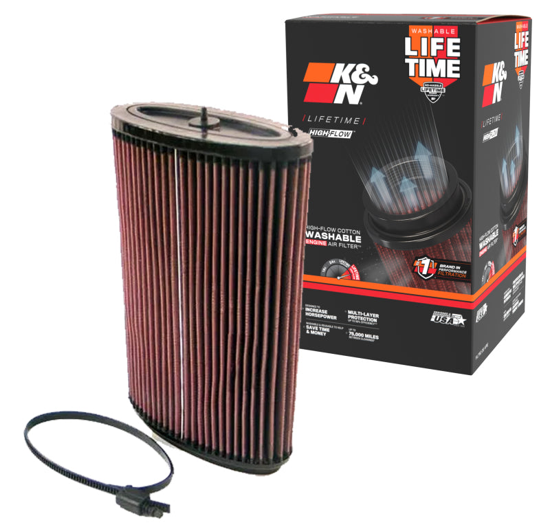 K&N 05-06 Porsche Boxster 2.7L-F6/3.2L-F6 Drop In Air Filter