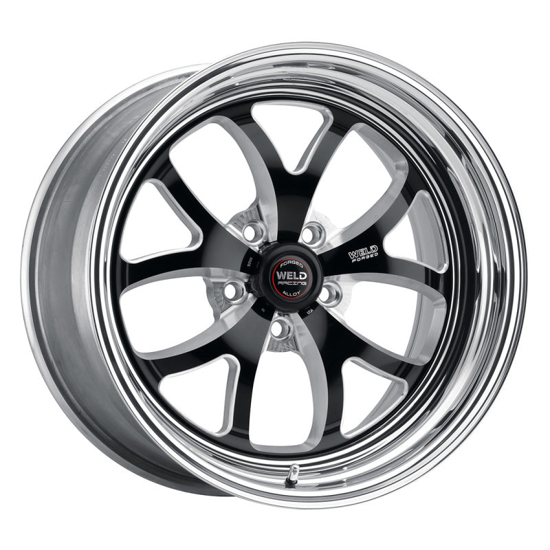 Weld S76 18x9 / 5x4.5 BP / 6.1in. BS Black Wheel (High Pad) - Non-Beadlock