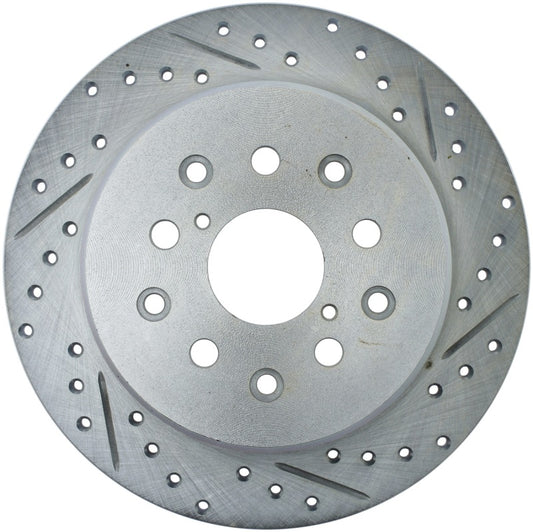 StopTech 01-05 Lexus IS300 / 02-10 Lexus SC430 Sport Slotted & Drilled Rear Left Brake Rotor