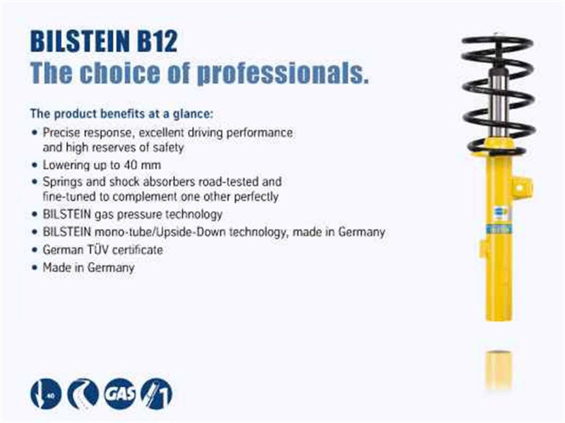 Bilstein B12 2001 Audi TT Base Convertible Front and Rear Suspension Kit