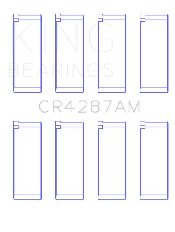 King Engine Bearings Honda B18C1/B18C5 (Size +0.25mm) Connecting Rod Bearing Set