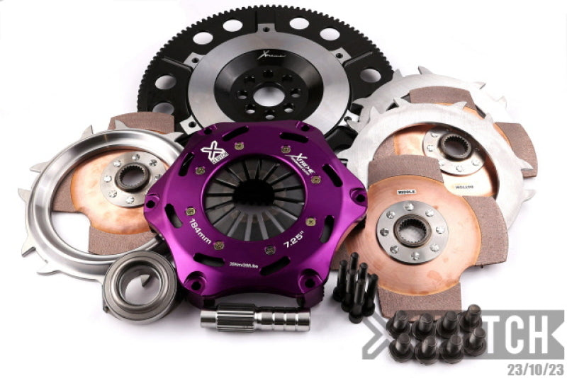 XClutch 02-06 Acura RSX Base 2.0L 7.25in Triple Solid Ceramic Clutch Kit