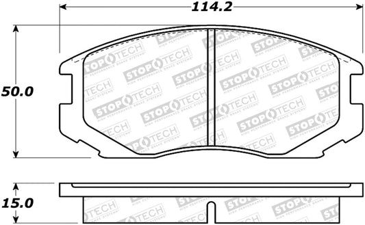 StopTech Street Brake Pads - Front