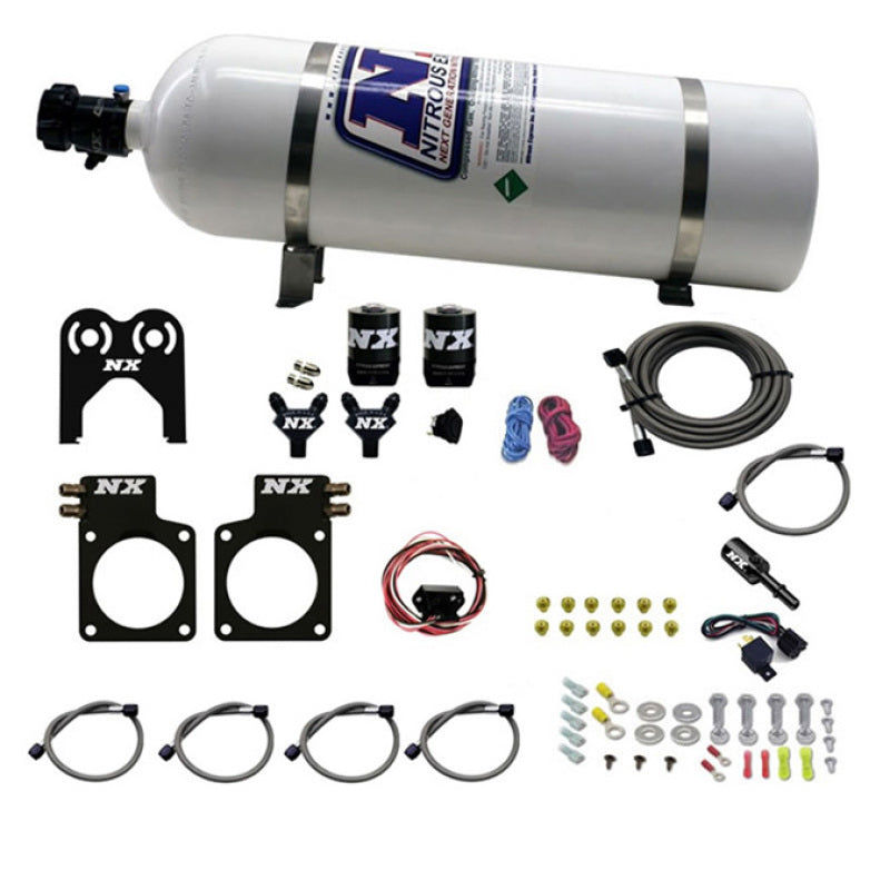 Nitrous Express Nissan GT-R Nitrous Plate Kit (35-300HP) w/15lb Bottle