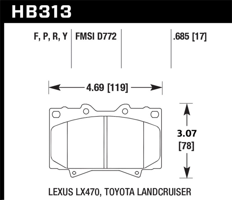 Hawk HPS Street Brake Pads