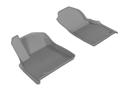 3D MAXpider 2017-2020 Audi Q7/Q8 Kagu 1st Row Floormat - Gray