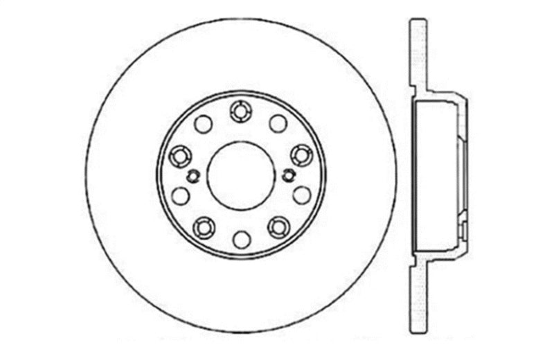 StopTech Drilled Sport Brake Rotor