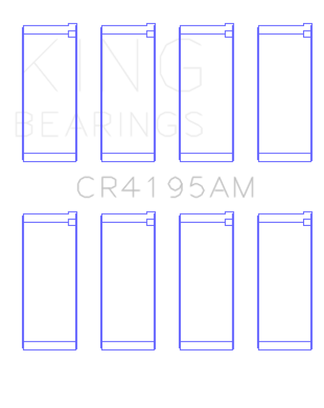 King Engine Bearings Chrysler Neon Ecc/Ecb (Size +0.25mm) Connecting Rod Bearing Set