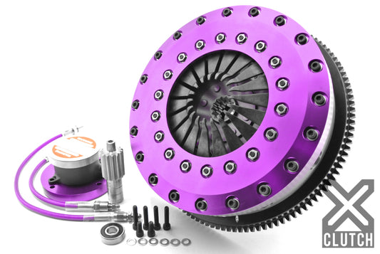 XClutch 93-95 Toyota Supra Twin Turbo 3.0L 9in Twin Solid Organic Clutch Kit