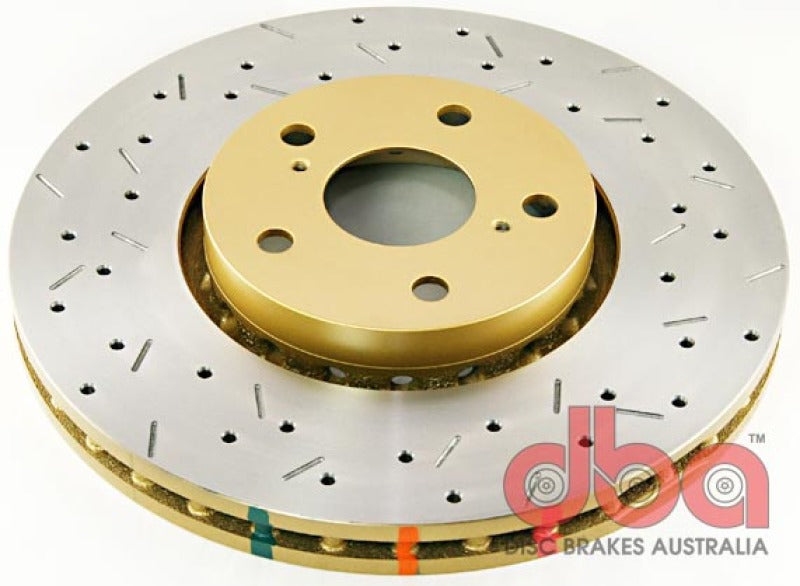 DBA 04-06 Lexus RX330 Front 4000 Series Drilled & Slotted Rotor