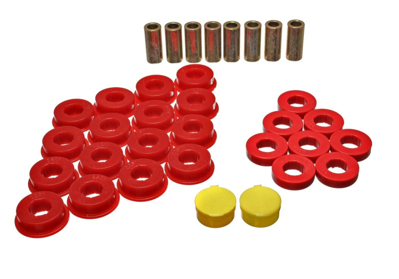 Energy Suspension 79-85 Mazda RX7 Red Rear Control Arm Bushing Set