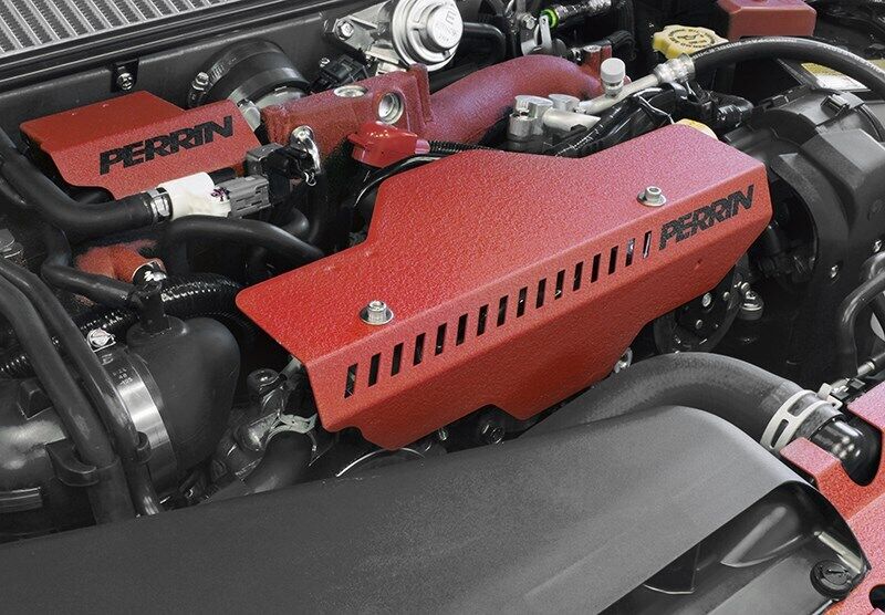 Perrin Subaru Red Pulley Cover